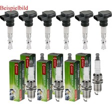 6x MAXGEAR Zündspule + DENSO Zündkerze für BMW 3er Compact E46 316 TI