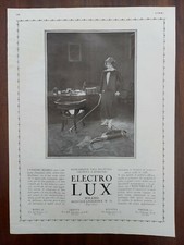 Elektro-Lux Staubsauger, aspirapolvere, Werbung advert pubblicita, 1925