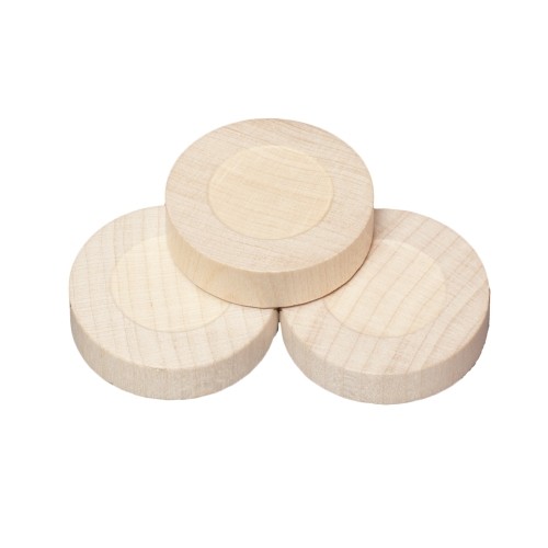 Spielsteine rund holz - holz,