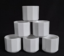 Rosenthal Polygon weiß Tapio Wirkkala 6 Eierbecher wie neu