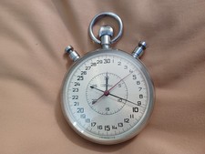 Rattrapante Schlepzeiger Chronogrsph Stoppuhr Slava. Made In USSR