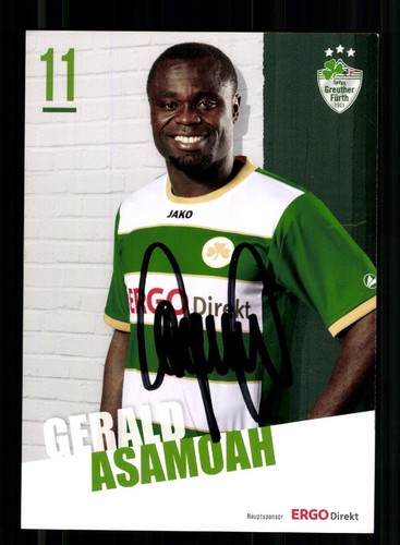 Gerald asamoah autogrammkarte - gerald,