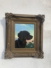 Carl Friedrich Deiker Hundeportrait Jagdhund Portrait