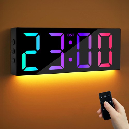 Große digitale wanduhr - digitale,