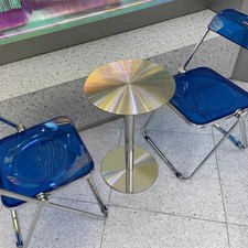 Gastronomietisch, Loungetisch,Restauranttisch, Edelstahl Runder Tisch 60x75cm