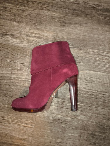 Leder high heel stiefelette - high,