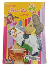 Städter Backform Stern Pferd Metall Silber Kuchenform Kinder Geburtstag