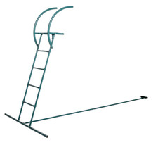 Freistehende Leiter aus Metall