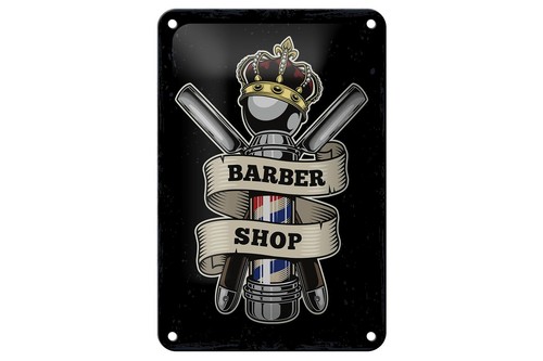 Blechschild spruch barbershop - spruch,