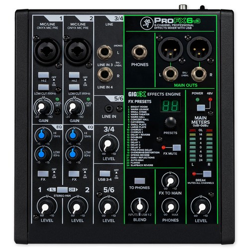 Mackie profx6v3 mischpult - profx6v3,