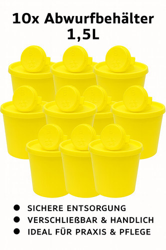 10x kanülen abwurfbehälter - 10x, kanülen-abwurfbehälter