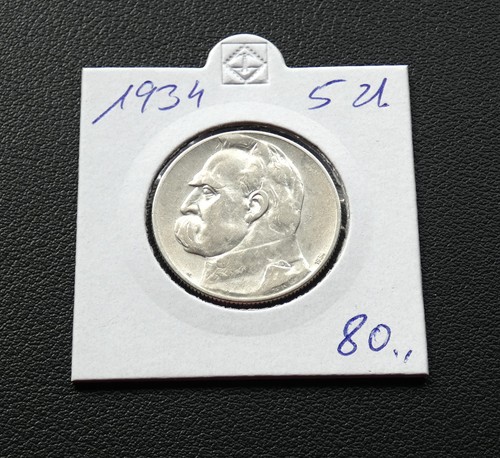 Polen zloty 1934 silber - 5, ,