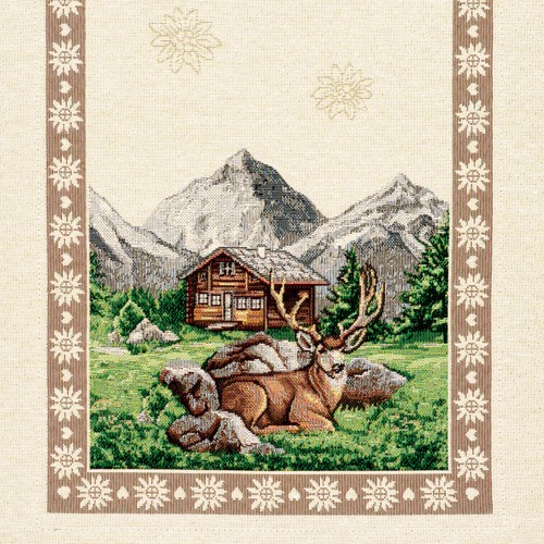 Tischläufer gobelin landhaus - tischläufer,