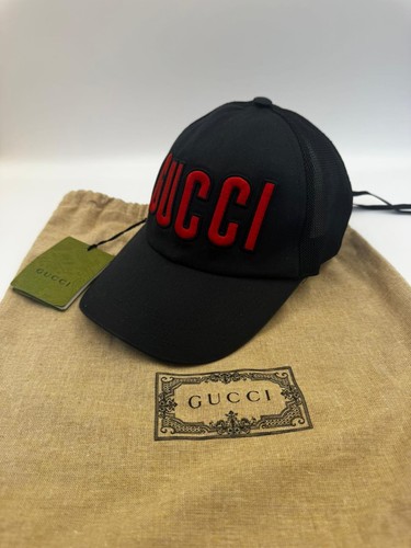 Gucci logo mütze schwarz - logo,