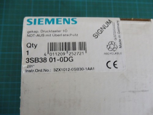 Siemens not aus taster - x, not-aus-taster