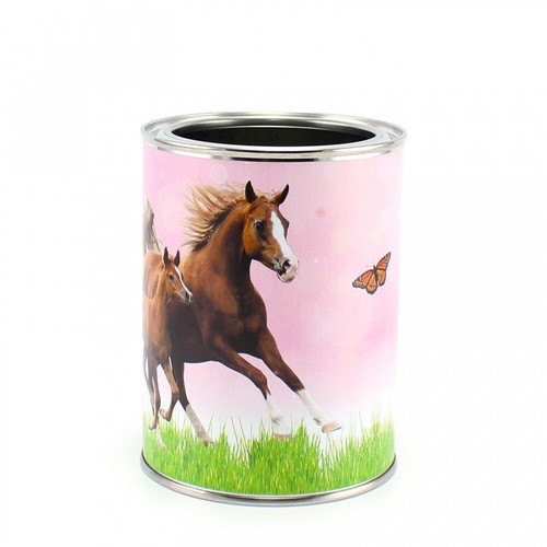 Stiftebecher pferde rosa - pferde,