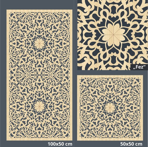 Dekorpaneel mit ornament fes - dekorpaneel,
