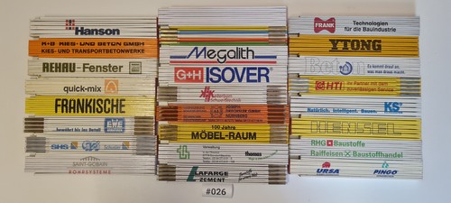 Zollstock sammlung stück - zollstock,