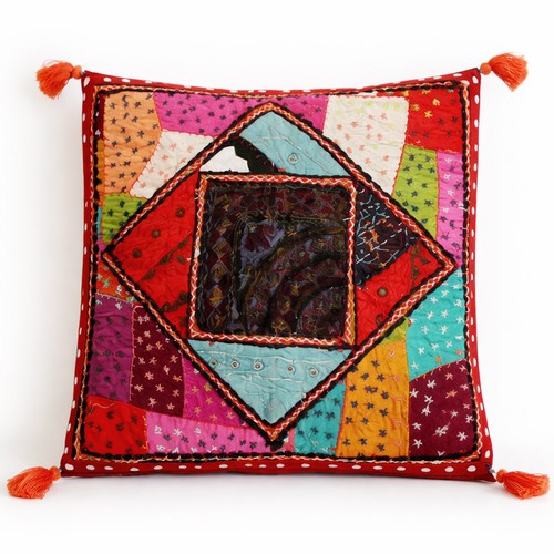 Patchwork kissen beduinen - patchwork,