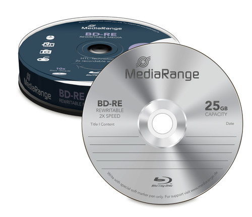 Mediarange re rohlinge - mediarange, bd-re