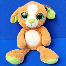 SUNKID HUND STOFFTIER 35 CM DOG KUSCHELTIER BRAUN GLUBSCHAUGEN PLÜSCHTIER