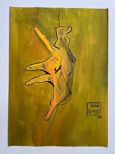 Egon schiele zeichnung - egon,