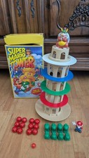 Super Mario Tower Wackelturm Spiel Jumbo Nintendo 1994 NES SNES Figuren 