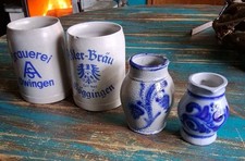 Sammlung mit 4 Bierkrüge