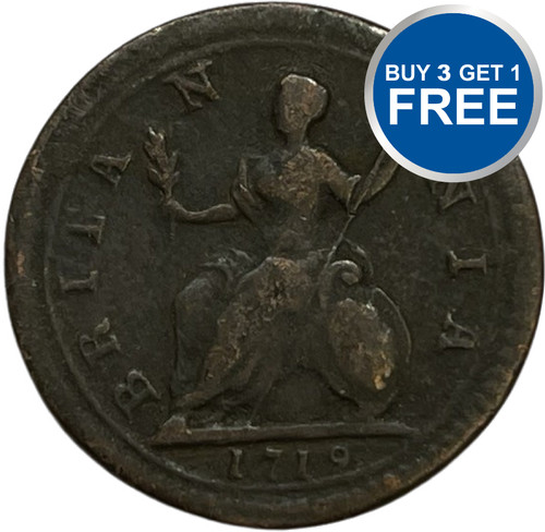 1717 1724 farthing - -,