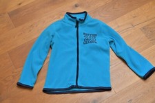leichte Jacke Fleece Fleecejacke für Jungen von Topolino Gröpe 116 blau/türkis