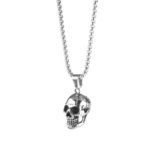 Totenkopf anhänger kette - totenkopf,