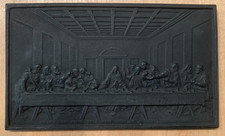 Buderus Kunstguss Relief  Plakette Miniatur Das Abendmahl