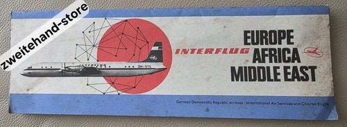 Ddr interflug streckenplan - ddr,