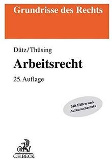 Arbeitsrecht von dütz - von,