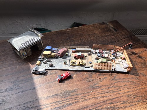 Diorama schrottplatz - schrottplatz, ho