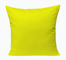 Kissenhülle Kissenbezug Hülle  Bezug 100% Baumwolle 5 Maße 35 Farben einfarbig