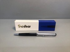 Geha | 822 Druckbleistift Schwarz/Silber inkl. OVP | Vintage #I