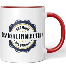 Premium Grabsteinhauerin. Das