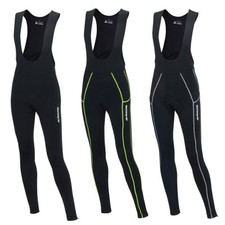 AIRTRACKS Thermo Fahrradhose mit Träger Lang Pro - BiB Radhose - Trägerhose Lang