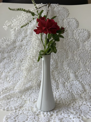 Arzberg porzellan vase - porzellan, weiß
