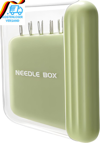 Magnetische nadelbox grün - magnetische,