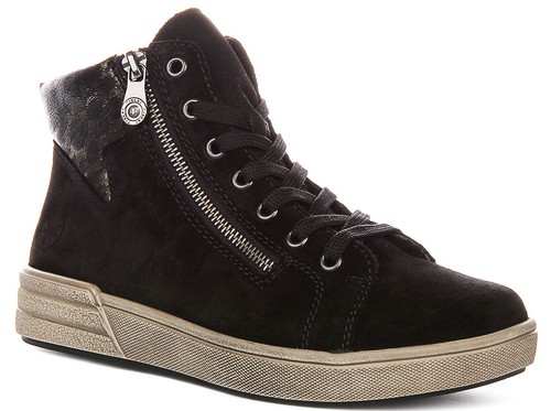 Rieker velvet lined side zip - rieker,