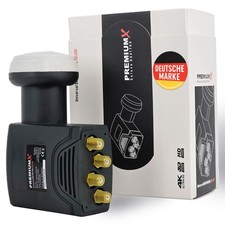 PremiumX DELUXE Quattro LNB SAT für Multischalter LNC LMB HD TV UHD 4K