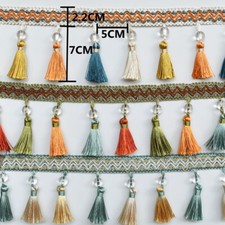 11.5 Meter Quaste Perlen Rand Vorhang Kissen Fransen Kante Borte Handarbeiten