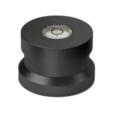 Dynavox Aluminium Single-Puck mit Libelle ASP3 Aluminium schwarz Höhe ca. 25 mm