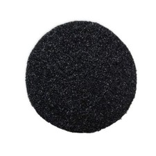 Flausch RUND Patch 9cm schwarz
