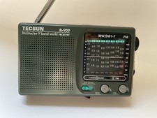 Neu TECSUN R-909 Tragbares Radio FM MW (AM) SW (KW) 9 Bänder Weltempfänger