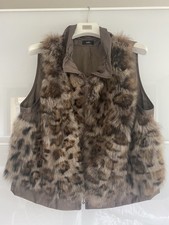 Damen Weste Kunstfell Gr 48