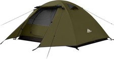 Forceatt Zelt 2-4 Person Camping Wasserdicht 3-4 Saison, Ultraleicht Zelte, Grün