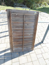 Fensterladen einzeln mit schiebeöffnung Tischplatte Deko Bauernhof Design Bastel